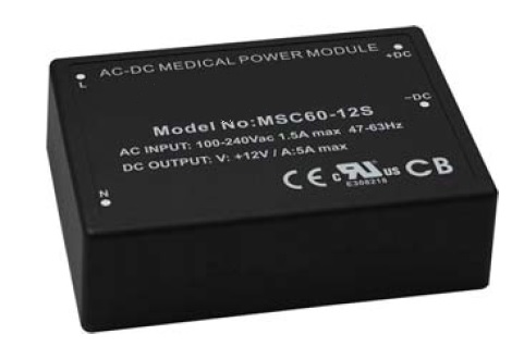 MSC60-MEDICAL-POWER-SUPPLY